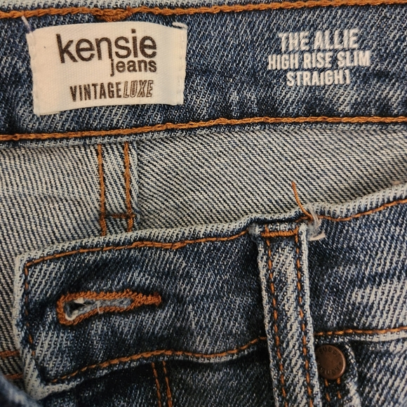 Kensie Blue Denim Jeans - Picture 3 of 4